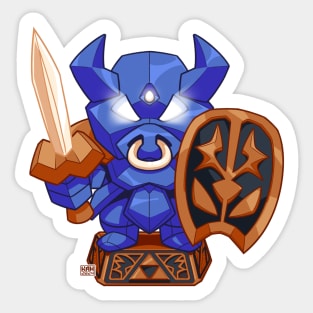 Enchanted Minotaur Statue Sticker